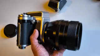 Pentacon Six TL + 50mm + 180mm + Pentaprisma