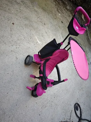 Triciclo evolutivo rosa