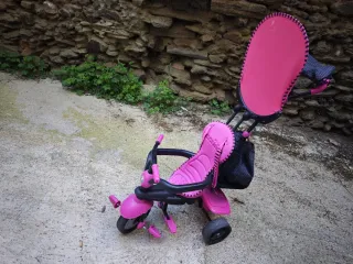 Triciclo evolutivo rosa