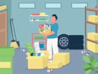Cleaning service House, grage & storage