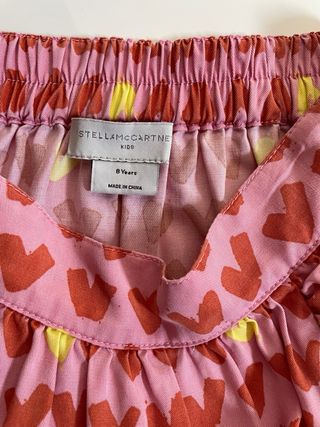 Gonna Stella McCartney 8 anni cuori volant