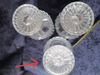 Bottiglie da Liquore Vetro Anni '70 pendant