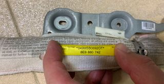 2 x Airbag cortina techo Audi A4 (B6 y B7)