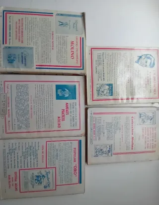 Novelas aventuras Molino antiguas