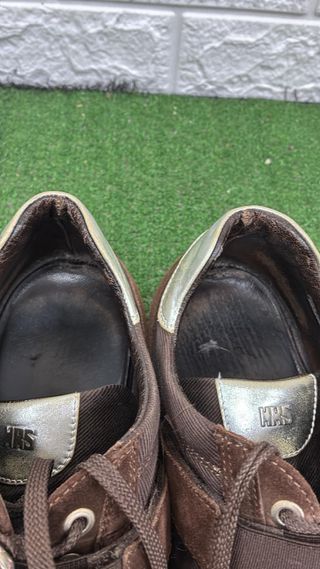 Scarpe Hogan Uomo Marrone Oro