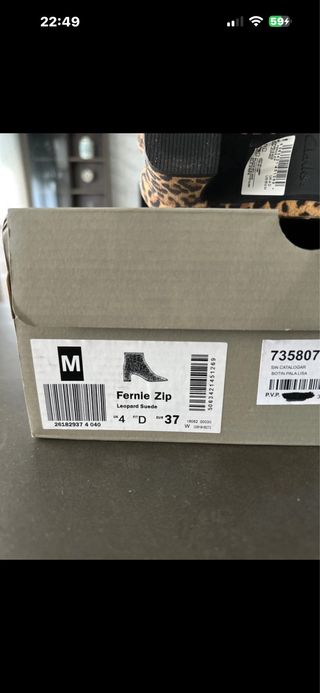 Botines leopardo Clarks
