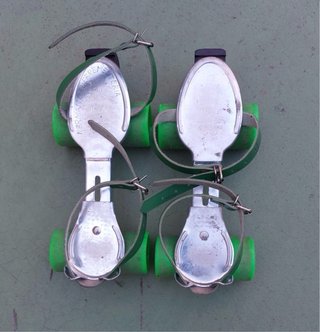 Patines de ruedas vintage (3 pares)