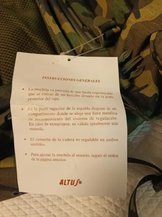 Mochila Militar ET Altus 100L Camuflaje