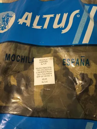 Mochila Militar ET Altus 100L Camuflaje