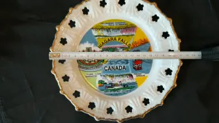 2 Pratos Decorativos Washington e Niagara