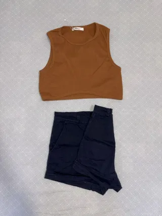 Conjunto top y shorts Believe