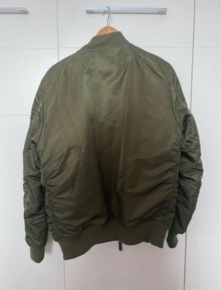 Chaqueta Bomber Alpha Industries Verde Naranja Tal