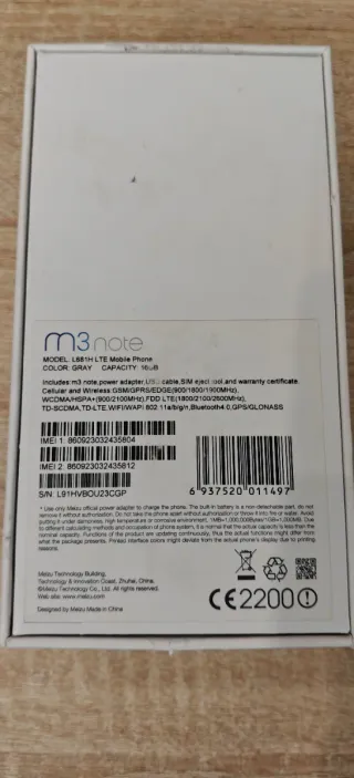Meizu m3 note