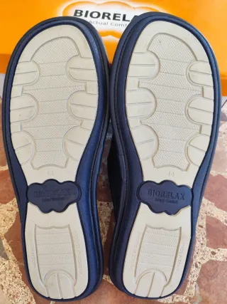 Zapatillas Biorelax Azul Talla 44 Latex