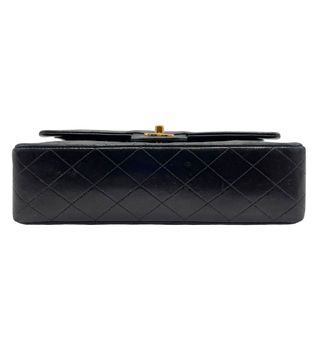 Bolso Chanel Timeless Doble Solapa Negro Dorado