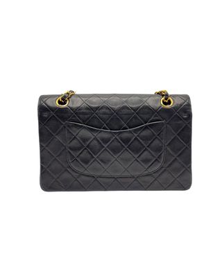 Bolso Chanel Timeless Doble Solapa Negro Dorado
