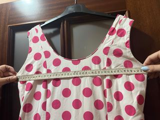 Vestido Flamenca Lunares Rosa y Blanco