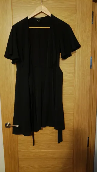 Vestido negro mujer talla S