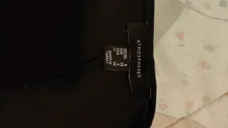 Vestido negro mujer talla S