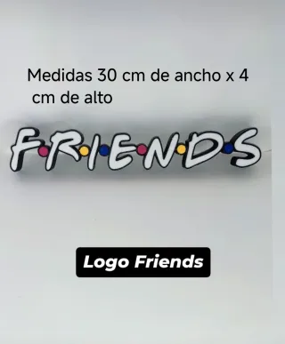Figura decorativa de Friends 3D