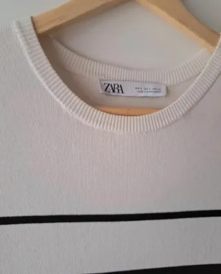 Vestido midi rayas S