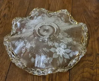 Raffinato vassoio Art Nouveau/Decò 1920-45