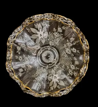 Raffinato vassoio Art Nouveau/Decò 1920-45