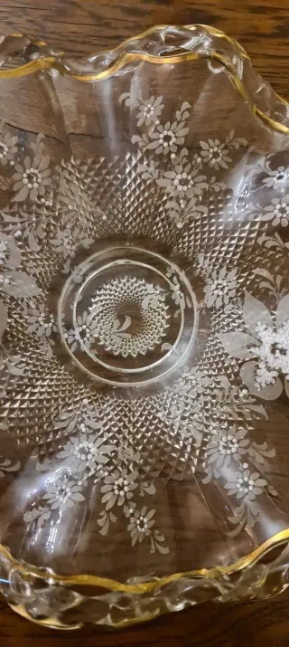Raffinato vassoio Art Nouveau/Decò 1920-45