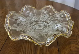 Raffinato vassoio Art Nouveau/Decò 1920-45