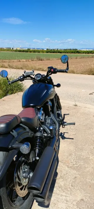 Indian Scout Bobber 2019 Negra