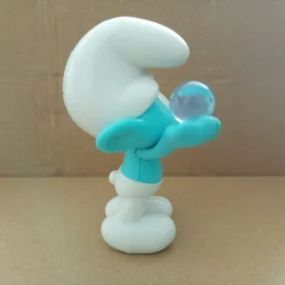 Figura Pitufo con Bola de Cristal Burger King