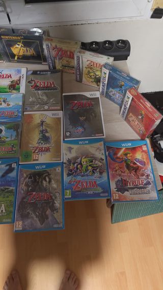 Colección de juegos Zelda Nintendo