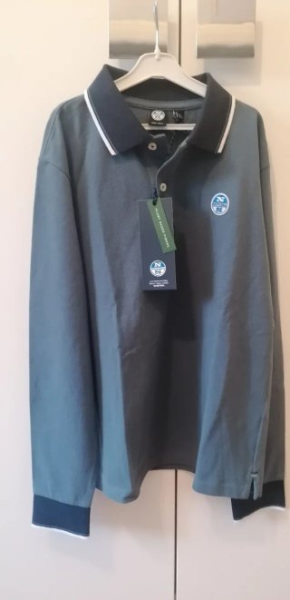 Polo North Sails bambino manica lunga 12 anni