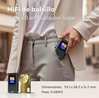 Router WiFi Portátil con SIM SIN ABRIR