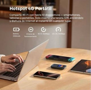 Router WiFi Portátil con SIM SIN ABRIR