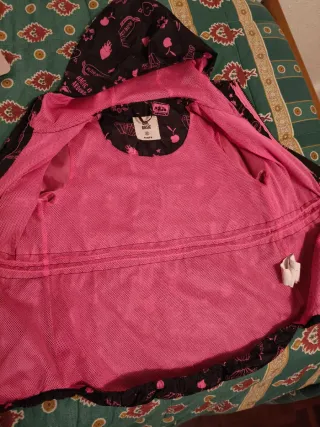 Cortavientos niña estampado rosa T8