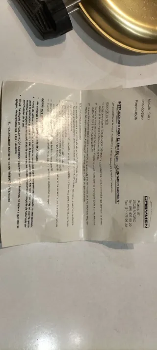 Calentador eléctrico de cama