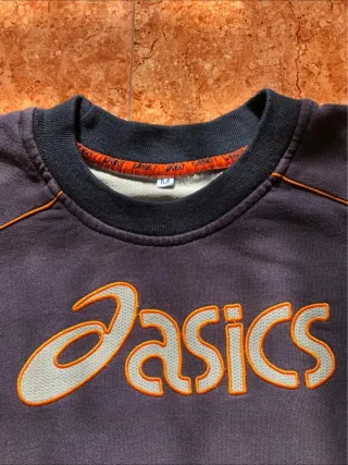 Sudadera Asics Azul marino distressed