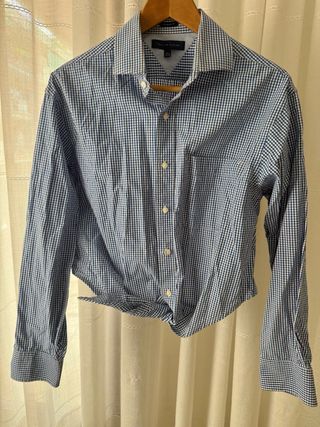 Camisa Tommy Hilfiger cuadros azul