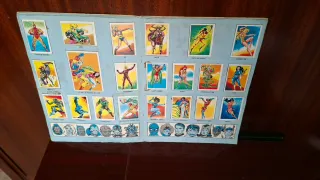 Álbum cromos completo 1980 Superhéroes Fher