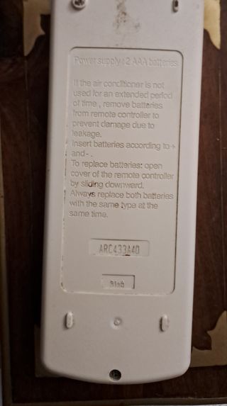 Mando DAIKIN Siesta - Aire Acondicionado