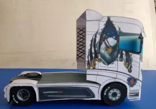 Maqueta Camión scania R1000 a escala 1:43