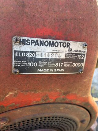 Generador motor con alternador