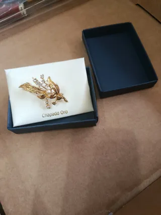 Broche Chapado en Oro, Nuevo.