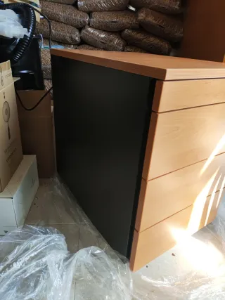 Mobile per ufficio in legno con cassetti