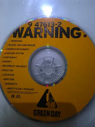 CD Green Day - Warning