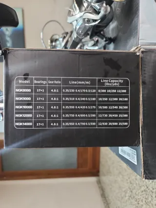 Carrello da pesca 14000