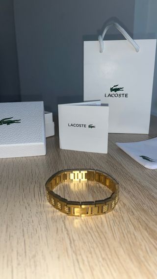 Pulsera Lacoste Oro - SIN ESTRENAR