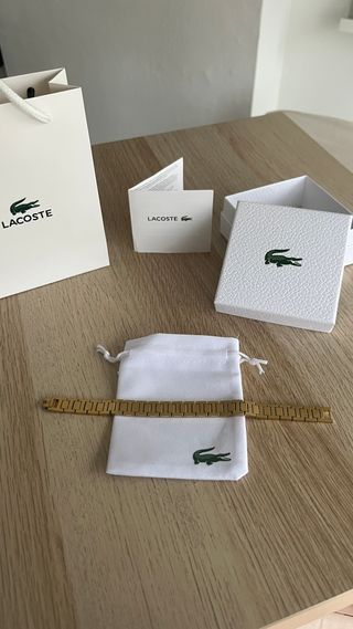 Pulsera Lacoste Oro - SIN ESTRENAR