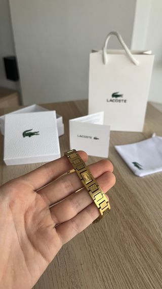 Pulsera Lacoste Oro - SIN ESTRENAR